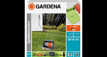 GARDENA Complete set met verzonken zwenksproeier OS 140 sprinklersysteem