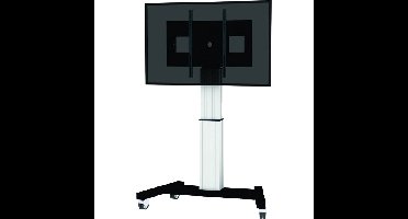 Neomounts PLASMA-M2500SILVER elektrisch verrijdbare trolley bevestiging