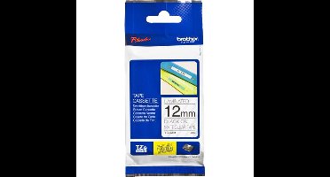 Brother 12mm Tape zwart op mat transparant TZE-M31 printlint