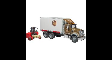 bruder Mack Granite UPS vrachtwagen modelvoertuig