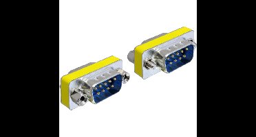 DeLOCK Adapter Gender Changer Sub-D9 male / male