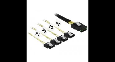 DeLOCK Mini SAS SFF-8087 > 4x SATA 7-Pin adapter