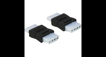 DeLOCK Adapter 4 pin Molex female-female