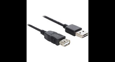 DeLOCK EASY-USB-A 2.0 male > USB-A 2.0 female verlengkabel
