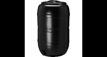 Nature Kunststof regenton zwart