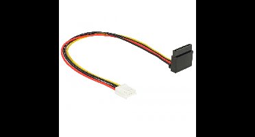 DeLOCK Floppy 4 pin female > SATA 15 pin female kabel