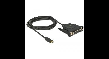 DeLOCK USB-C 2.0 male > 1 x Parallel DB25 female kabel