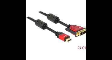 DeLOCK High Speed HDMI - HDMI A male > DVI male adapter
