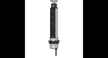 Brennenstuhl Tower Power stekkerdoos met USB