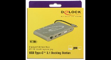 DeLOCK USB Type-C 3.1 Dockingstation 4K 30 Hz