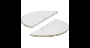 Kamado Joe Halfronde Deflektorstenen set - Classic Joe afdekking
