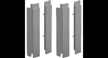 Stanley Track Wall - Eindkap, 4 stuks koppeling