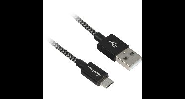 Sharkoon USB 2.0 kabel, USB-A > micro-USB B