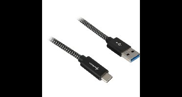 Sharkoon USB 3.2 kabel, USB-A > USB-C