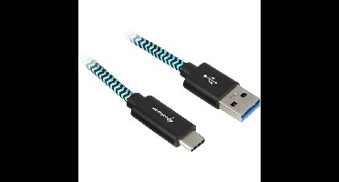 Sharkoon USB 3.2 kabel, USB-A > USB-C