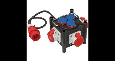 Brennenstuhl Compacte rubberen stroomverdeler BSV 3 LS E/16 2 IP44 1 meter stekkerdoos