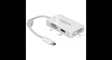 DeLOCK USB-C > VGA / HDMI / DVI adapter