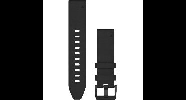 Garmin QuickFit 22 horlogebandje - Zwart leer