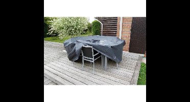 Nature Tuinmeubelafdekhoes voor ronde tafel en stoelen afdekking