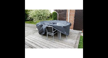 Nature Tuinmeubelafdekhoes voor ronde tafel en stoelen afdekking