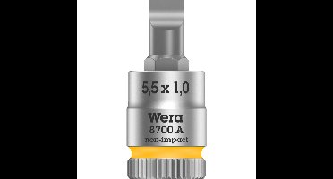 Wera 8700 A FL Zyklop sleufschroeven bitdop 1,2x6,5x28mm dopsleutel