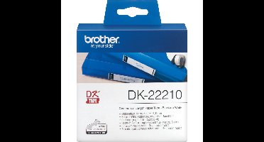 Brother DK-22210 doorlopende labelrol - papier printlint