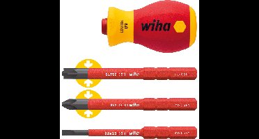 Wiha Schroevendraaier met bithouderset electric slimVario
