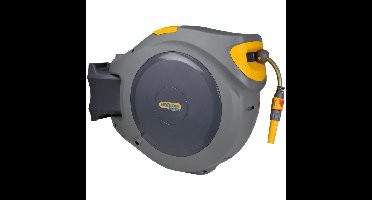 Hozelock 2597 Flowmax Auto Reel Muurhaspel met 30 m slang Slanghaspel