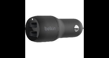 Belkin BoostCharge 2-poorts USB-A-autolader oplader
