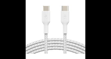 Belkin BOOSTCHARGE gevlochten USB-C kabel