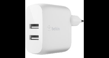 Belkin Boost Charge 2-poorts USB-A wandlader oplader