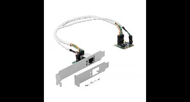 DeLOCK Mini PCle I/O PCle half size 1x Gigabit Lan netwerkadapter