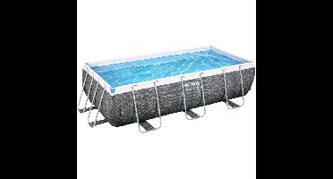 Bestway Zwembad power steel set rechthoek rotan 404