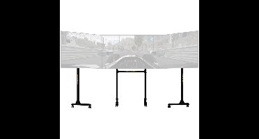 Next Level Racing Free Standing Triple Monitor Stand bevestiging