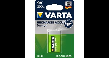 VARTA Direct Energy E-Block (9-Volt) oplaadbare batterij