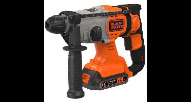 BLACK+DECKER 18V 2.5Ah SDS+ Pneumatische boorhamer BCD900E2K-QW klopboormachine