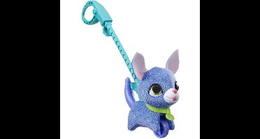 Hasbro furReal - Walkalots Lil' Wags Puppy paars pluchenspeelgoed