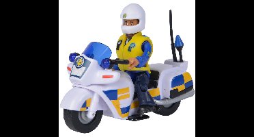 Simba Brandweerman Sam - Politie motorfiets speelgoedvoertuig