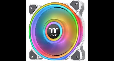 Thermaltake Riing Quad 12 RGB Radiator Fan TT Premium Edition Single Fan Pack - White case fan