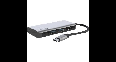 Belkin CONNECT Meerpoorts 4-in-1 USB-C dockingstation
