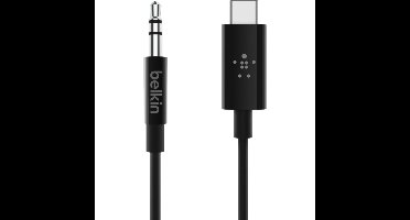 Belkin RockStar 3,5 mm met USB-C-connector kabel