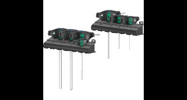 Wera 454/7 HF Set 1 Stiftsleutelset T-greep Hex-Plus schroevendraaier