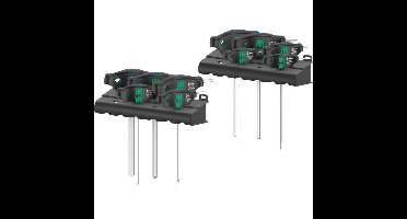 Wera 454/10 HF Set Imperial 1 Stiftsleutelset T-greep Hex-Plus schroevendraaier