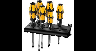 Wera 932 S/6 Schroevendraaierset Kraftform + houder