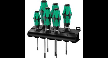 Wera 367/6 TORX HF-schroevendraaierset Kraftform Plus + Rek