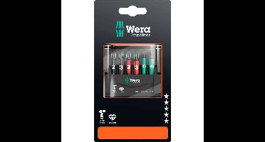 Wera Bit-Check 6 Impaktor 1 SB, 1/4", 6-delig bitset