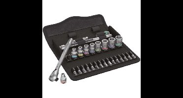 Wera 8100 SA 11 Zyklop Metal-ratelset, 28-delig gereedschapsset