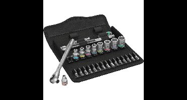 Wera 8100 SA 10 Zyklop Metalen ratelset, 1/4" gereedschapsset