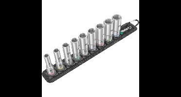 Wera Belt B Deep 1 Doppen set, met 3/8" -aandrijving, 9-delig dopsleutel