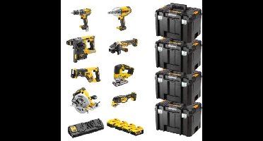 DEWALT DCK865P4T-QW Accu Combopack, 18Volt klopboorschroevendraaier